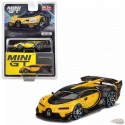 Mini GT - 1:64 - Bugatti Vision Gran Turismo Jaune - Mijo Exclusives USA  - MGT00317