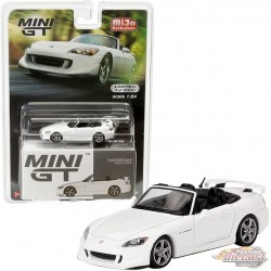 Mini GT - 1:64 - Honda S2000 (AP2) Type S Grand Prix Blanc - Mijo Exclusives USA - MGT00349