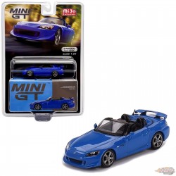Mini GT - 1:64 - Honda S2000 (AP2) Type S Apex Blue - Mijo Exclusives USA - MGT00376 Passion Diecast