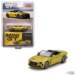 Mini GT - 1:64 - Bentley Mulliner Bacalar Yellow Flame - Mijo Exclusives USA - MGT00406 Passion Diecast