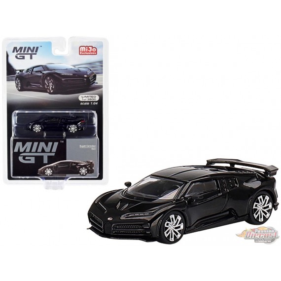 Bugatti Centodieci Noir - Mini GT - 1:64 - MGT00466 Passion Diecast