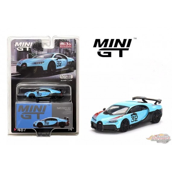 Bugatti Chiron Pur Sport "Grand Prix" - Mini GT - 1:64 - MGT00487 Passion Diecast