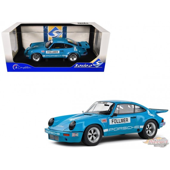 Porsche 911 IROC - IROC Riverside - 1974 - No.4 Follmer - Solido - 1/18 - S1810702 - Passion Diecast 