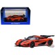 Koenigsegg One:1 (Lava Orange/Carbon) - Autoart 1/64 - 20044 - Passion Diecast 