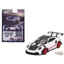 (Web Only) Porsche 911 (992) GT3 RS Weissach Package White with Pyro Red - Mini GT - 1:64 - MGT00706
