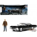 (Preorder) Supernatural  1967 Chevrolet Impala SS Sport Sedan  & Dean Winchester Figurine  - Jada 1/24 - 32250