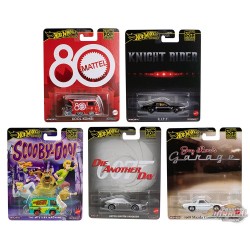 (Web Only) Pop Culture 2024  Mattel Brands - Assortiment Caisse G - Ensemble De 5 Voitures - HXD63-956G