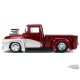 1956 Ford F-100 Pickup with Gas Pump – Red/Silver – Just Trucks - Jada - 1/24 -  35053