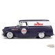 1957 Chevrolet Suburban with Chevron Gas Pump – Blue – Just Trucks - Jada - 1/24 -  35044