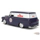1957 Chevrolet Suburban with Chevron Gas Pump – Blue – Just Trucks - Jada - 1/24 -  35044