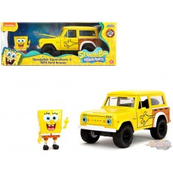 (Preorder) SpongeBob SquarePants & 1973 Ford Bronco – Hollywood Rides -  Jada 1/24  35467