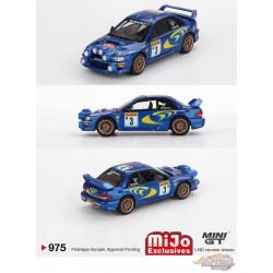 Subaru Impreza WRC98 1998 Rally Monte-Carlo 3rd Place No.3 - Mini GT - 1:64 - MGT00975 Passion Diecast