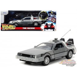 Back To The Future Time Machine With Lights -  Jada 1/24 - 32911