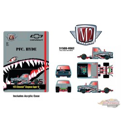 (Preorder) 1973 Chevrolet Cheyenne Super 10 PFC. HYDE Shark Face - M2 Machine - 1:64 - 31500-HS62