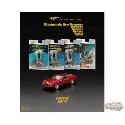 Ford Mustang Mach 1 James Bond 007 Diamonds Are Forever - Mini GT - 1:64 - MGT00905-007E Passion Diecast