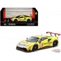 (Web Only) Ferrari 488 GTE No.57 24Hr Le Mans 2023 - Jaune - Tarmac Works - 1/64 - T64-071-23LM57