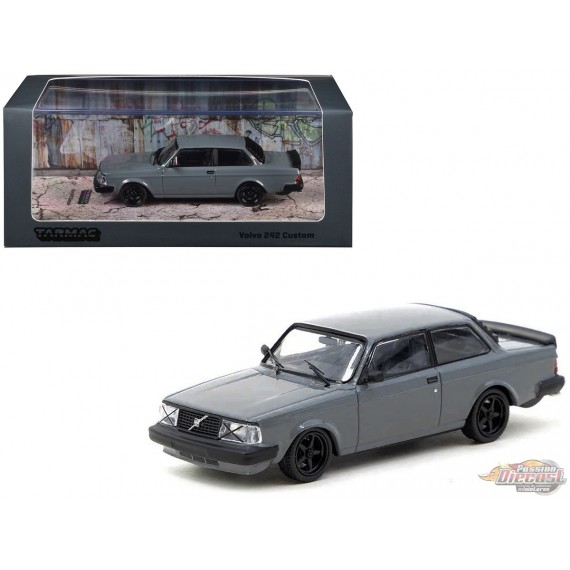 Volvo 242 Custom - Gris - Tarmac Works - 1/64 - T64R-050-GRY