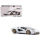 LAMBORGHINI COUNTACH LPI 800-4 BIANCO SIDERALE - Pop Race 1:64 - PR640117 -  Passion Diecast