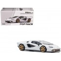 LAMBORGHINI COUNTACH LPI 800-4 BIANCO SIDERALE - Pop Race 1:64 - PR640117