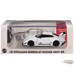 Nissan LBWK Supersilhouette 35GT-RR - Blanc - Limited Edition - CM Model - 1:64 - CM64-35RR-10