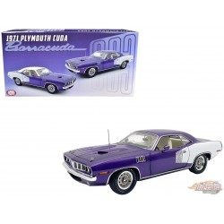 1971 383 Plymouth Cuda HT in Violet Limited Edition - Estimated Production 400 Pieces - ACME - 1/18 - A1806135