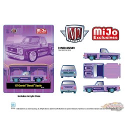 1978 Chevrolet Silverado Stepside Lowriders - Purple - M2 Machine - 1:64 - 31500-MJS89