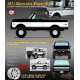 Chevrolet Blazer K5 1971 en smoking classique bicolore noir et blanc - Production 500 - ACME - 1/18 - A1807716