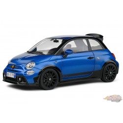 (Preorder) Fiat F595 Abarth Tributo 131 Rally 2022 Bleu - Solido - 1/18 - S1811303