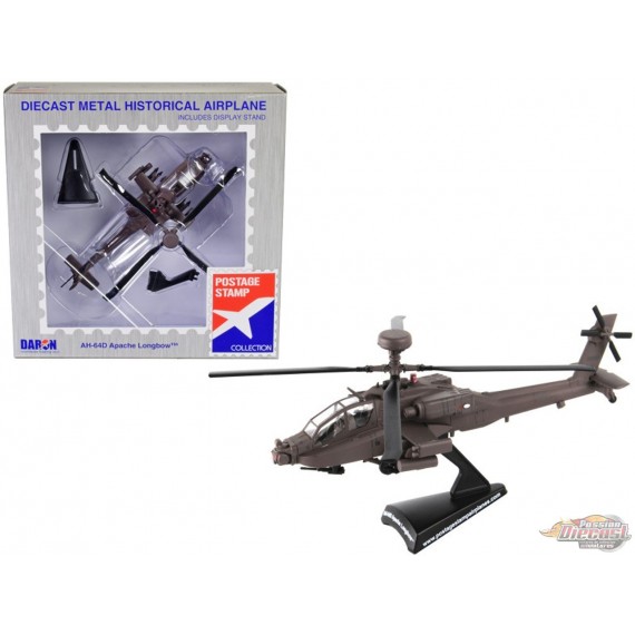 AH-64D APACHE LONGBOW 1/100  POSTAGE STAMP PS5600 Passion Diecast