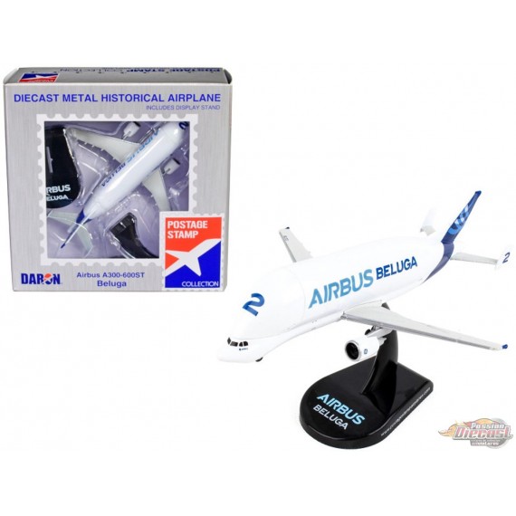 Airbus A300-600ST Beluga - POSTAGE STAMP 1/400 PS5822-1 - Passion Diecast 