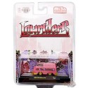 CHASE CAR Volkswagen Delivery Short Van Lowriders 1960 Édition limitée - Rose métallisé - M2 Machine - 1:64 - 31500-MJS77GR