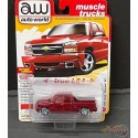 CHASE CAR 2006 Chevrolet Silverado SS Truck Extended Cab Fleetside bed - Victory Red - Auto World - 1/64 - AWSP163 BGR