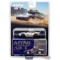 CHASE CAR Porsche 911 Dakar Rallye Design Package White/Gentian Blue Metallic - Mini GT - 1:64 - MGT00805GR
