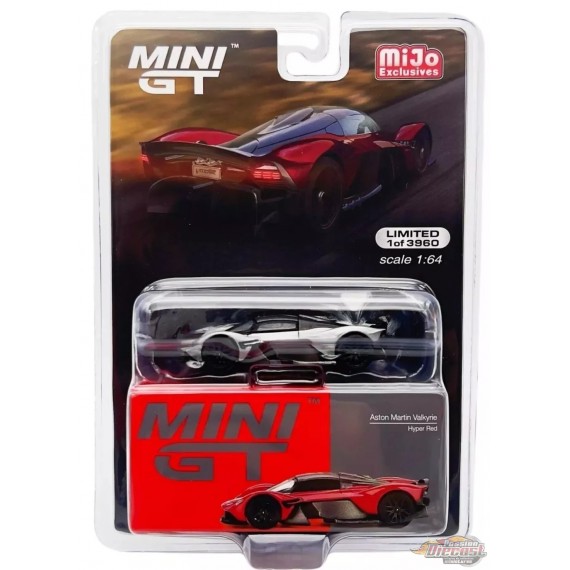 CHASE CAR Aston Martin Valkyrie Hyper Red - Mini GT - 1:64 - MGT00766GR