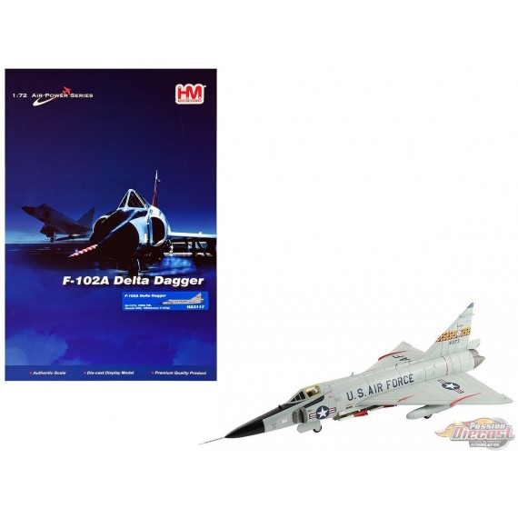 Convair F-102A Delta Dagger / USAF HI ANG, no. 54-1373, Hickam AFB, HI, 1960s / Hobby Master 1:72 HA3117