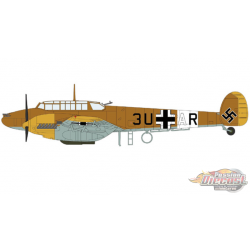 (Preorder) Messerschmitt Bf 110E / Luftwaffe 7./ZG 26, 3U+AR, Italy 1941 / Hobby Master 1:72  HA1817