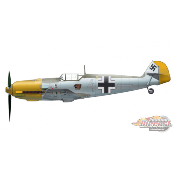 (Preorder) Messerschmitt Bf 109E / Luftwaffe 4/JG 26, Horst Perez, Bataille d'Angleterre 1940 / Hobby Master 1:48 HA8730