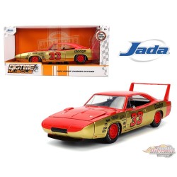 1969 Dodge Charger Daytona No.33 - Red/Gold - Bigtime Muscle - Jada 1/24 - 36297