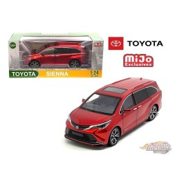 Toyota Sienna Mini Van - Rouge - USA Exclusive - Mijo Exclusive 1/24 - H08111MRD Passion Diecast