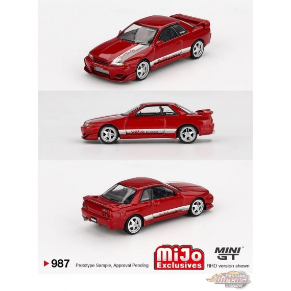 Nissan Skyline GT-R (R32) VeilSide Combat C-I Gem Red - Mini GT - 1:64 - MGT00987 Passion Diecast