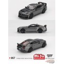 (Preorder) Ford Mustang Dark Horse 2024 Gris Carbonisé - Mini GT - 1:64 - MGT00957