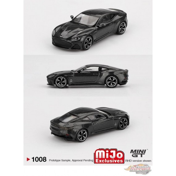 Aston Martin DBS 007 Edition Black - Mini GT - 1:64 - MGT01008 Passion Diecast