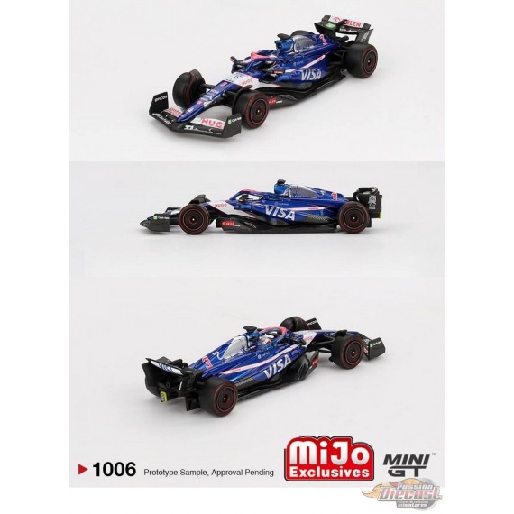 RB VCARB 01 No.3 Daniel Ricciardo 2024 F1 2024 Bahrain GP - Mini GT - 1:64 - MGT01006 Passion Diecast