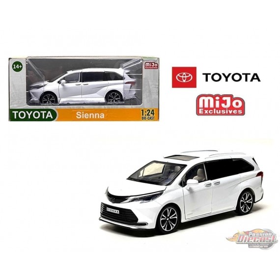 Toyota Sienna Mini Van - Blanche   - Mijo Exclusive 1/24 - H08111 WH