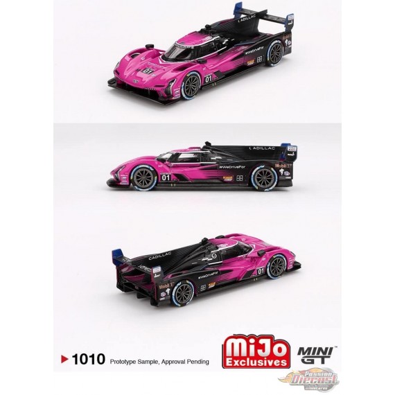 Cadillac V-Series.R No.01 Cadillac Racing 2024 IMSA Petit Le Mans - Mini GT - 1:64 - MGT01010 Passion Diecast