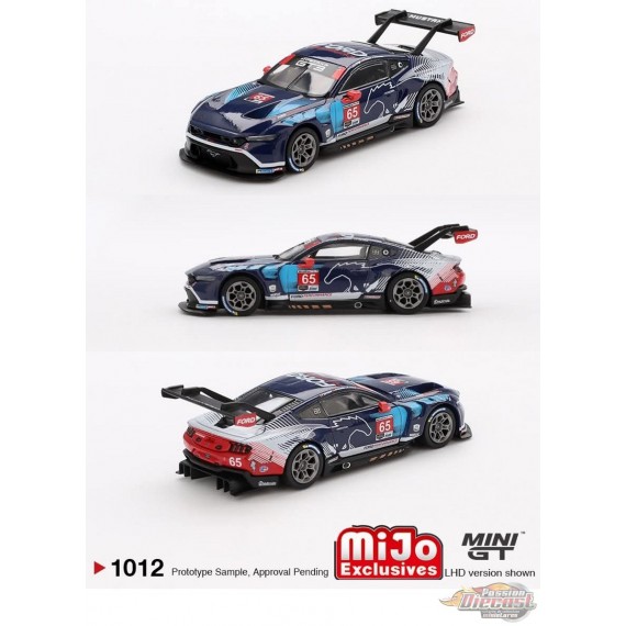 Ford Mustang GT3 No.65 Ford Multimatic Motorsports 2024 IMSA Daytona 24 Hrs - Mini GT - 1:64 - MGT01012