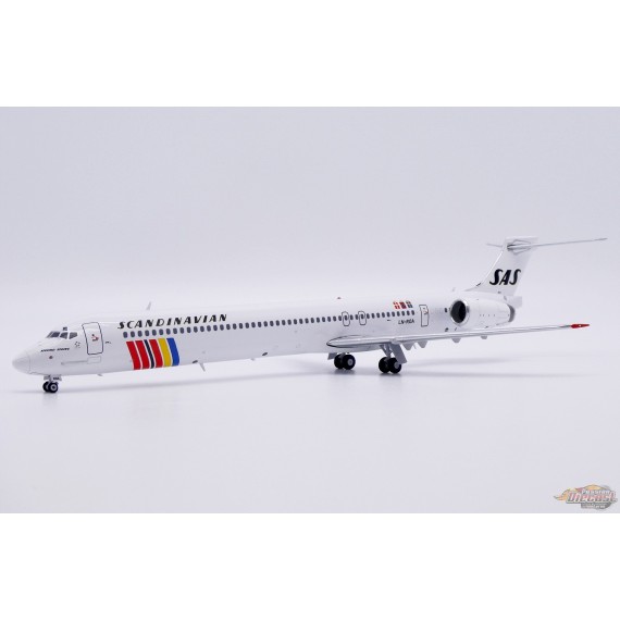 SAS Scandinavian McDonnell-Douglas MD-90 "Old Colors" / LN-ROA /  JC Wings / 1:200 / LH2498