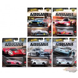 Hot Wheels - Car Culture - 1:64 - 2025 HW Circuit Legends - Release K - Set Of 5 Cars - FPY86-961K - Passion Diecast