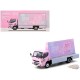Camionnette publicitaire Mitsubishi Fuso Canter - Rose - Tarmac Works - 1/64 - T64T-TL002-HK