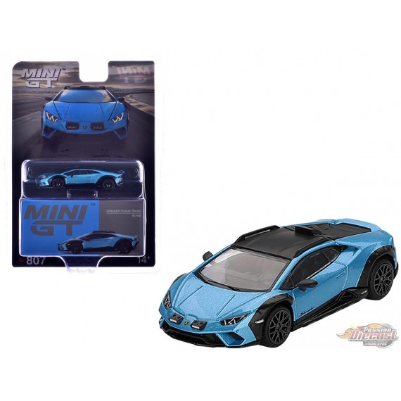 Lamborghini Huracán Sterrato Blu Aegir - Mini GT - 1:64 - MGT00807 Passion Diecast